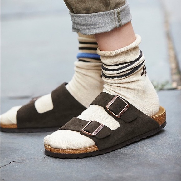 birkenstock arizona soft footbed mocha